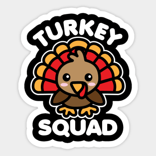 Turkey Squad Sticker